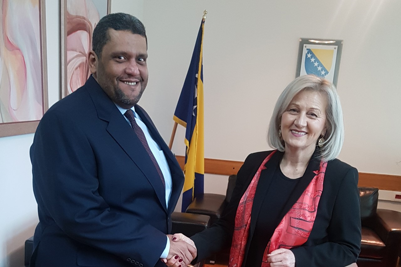 Predsjedavajuća Predstavničkog doma Borjana Krišto razgovarala sa ambasadorom Katara u Bosni i Hercegovini 